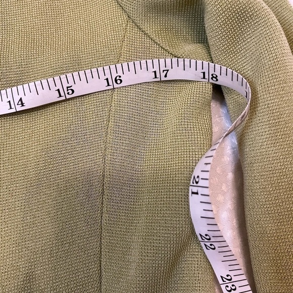 𝅺PLEIN Air Green Jacket with rhinestone button. - Picture 8 of 12